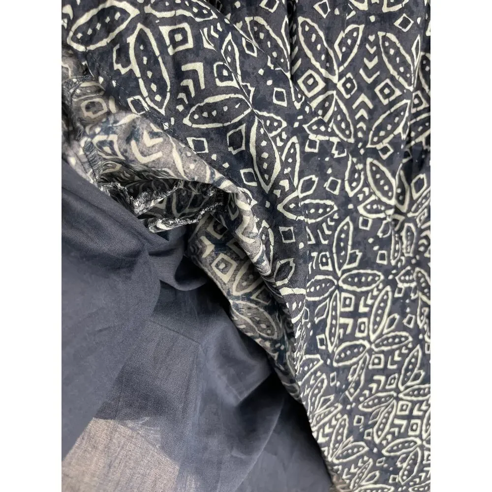 Melissa Nepton Sara Boho Circle Dress Flutter‎ Sleeve Ruffle NeckSize Large - Picture 10 of 10